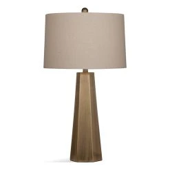 Best Pirce ???? Marsham Table Lamp In Gold Metal By Bassett Mirror ????